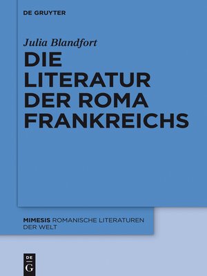 cover image of Die Literatur der Roma Frankreichs
